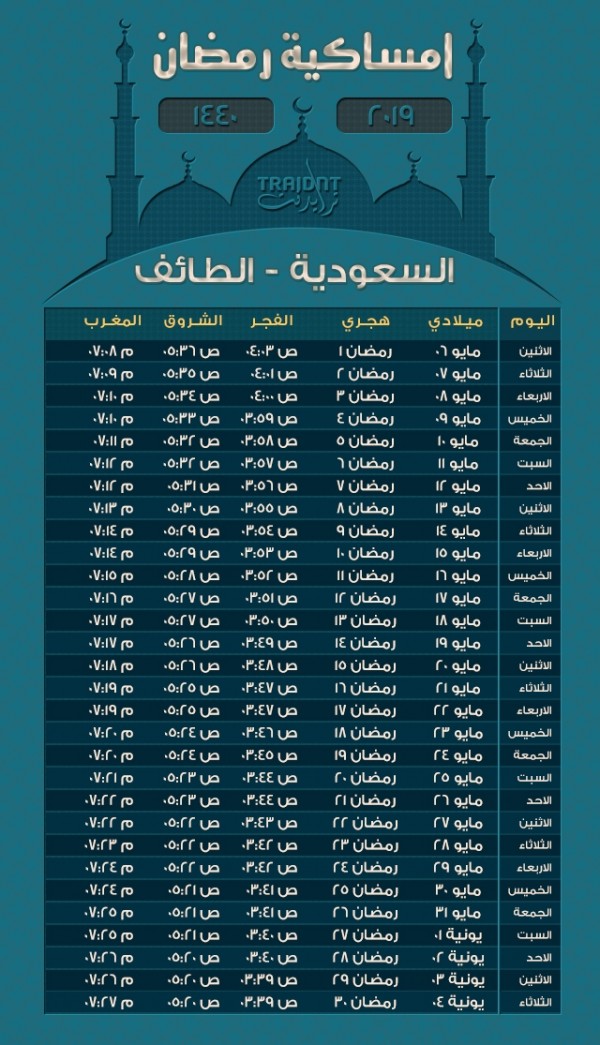 صلاه الفجر الطايف