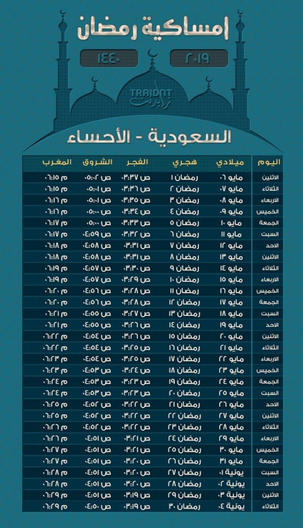 اذان الفجر الأحساء